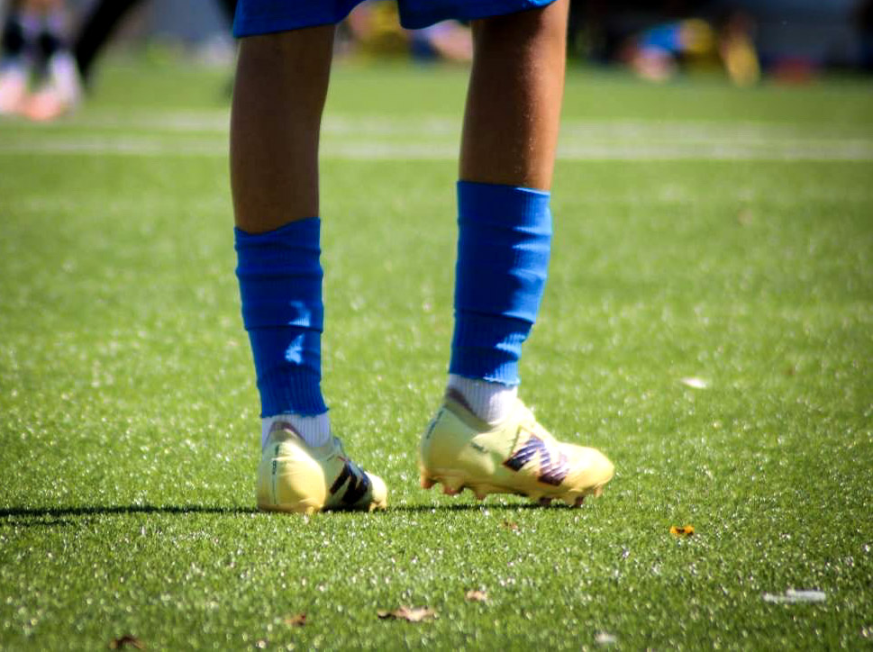 Crampons sur le terrain